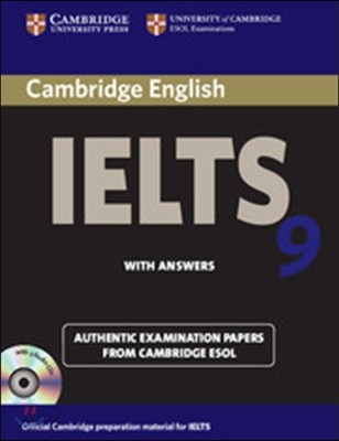 Cambridge Ielts 9 Self-Study Pack (Student&#39;s Book with Answers and Audio CDs (2)): Authentic Examination Papers from Cambridge ESOL