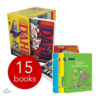 Roald Dahl 15종 Collection + 로알드 달 양장본 노트 1종 (랜덤 발송)