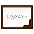 퍼즐액자 17.5x43.5 고급형 우드 브라운