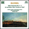 헨델 : 오보에 협주곡 1-3번, 모음곡, 서곡 (Handel : Oboe Concerto Nos.1 -3, Suite, Overture)(CD) - Anthony Camden