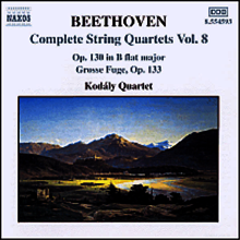 베토벤 : 현악 사중주 13번 Op.130, 대푸가 (Beethoven : String Quartet, Vol.8 - No.13 Op.130, Grosse Fuge Op.133)(CD) - Kodaly Quartet