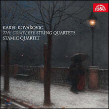 Stamic Quartet 카렐 코바로비츠: 현악사중주 1-3번 (Karel Kovarovic: The Complete String Quartets)