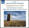 Peter Maxwell Davies 맥스웰 데이비스: 교향곡 4번, 5번 (Maxwell Davies : Symphonies No.4 & 5)