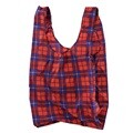 [바쿠백] 대형 빅사이즈 에코백 장바구니 Red Tartan