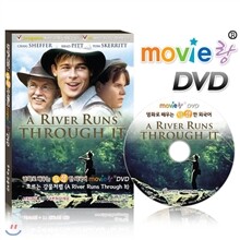 GS인증! 영어학습 무비랑 DVD - 흐르는 강물처럼 /고화질 영화감상/구간반복/단어검색/영한 스크립트 출력/MP3음성파일다운