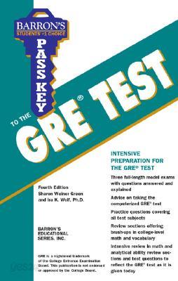 Barron&#39;s Pass Key to the GRE Test: Graduate Record Examination
