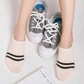 여성용 스트라이프 실리콘 페이크삭스 10켤레