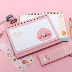 카카오프렌즈 2020 리틀 가로형 탁상 캘린더