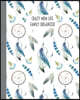 Crazy Mom Life Family Organizer: Dream Catcher with Blue Feathers Themed Detailed 3 Month Weekly Planner