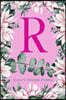R Anxiety Tracker Journal: Monogram R - Track triggers of anxiety episodes - Monitor 50 events with 2 pages each - Convenient 6" x 9" carry size