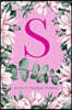 S Anxiety Tracker Journal: Monogram S - Track triggers of anxiety episodes - Monitor 50 events with 2 pages each - Convenient 6" x 9" carry size