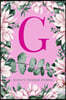 G Anxiety Tracker Journal: Monogram G - Track triggers of anxiety episodes - Monitor 50 events with 2 pages each - Convenient 6" x 9" carry size