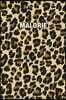 Malorie: Personalized Notebook - Leopard Print (Animal Pattern). Blank College Ruled (Lined) Journal for Notes, Journaling, Dia