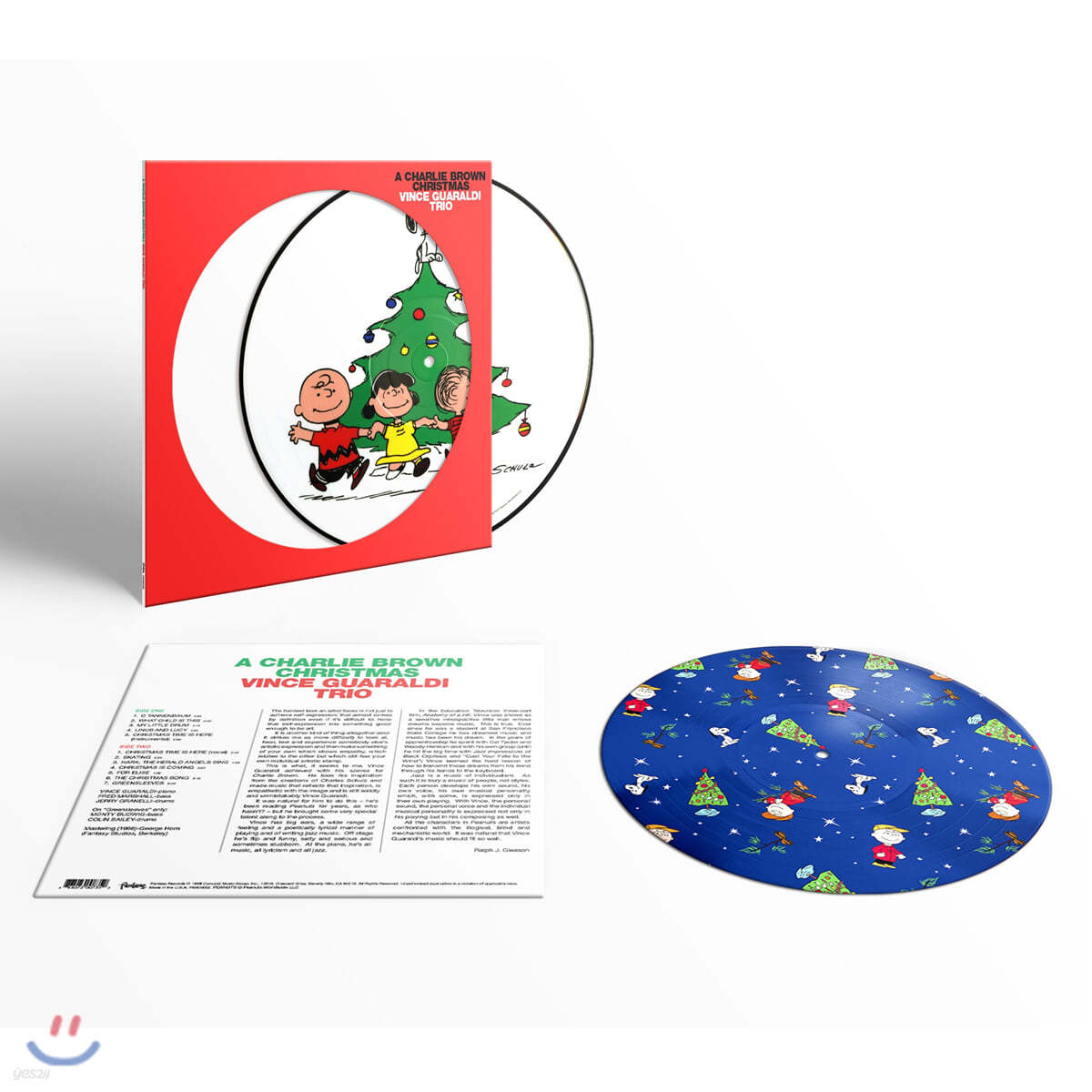 찰리 브라운 크리스마스 음악 (A Charlie Brown Christmas OST by Vince Guaraldi Trio) [픽쳐 디스크 LP]