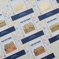 한글 단어 금속 책갈피 북클립 북마크 4종세트 (24K G/P)