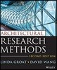 Architectural Research Methods