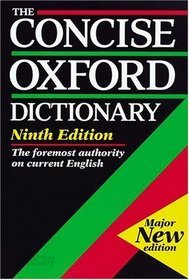 The Concise Oxford Dictionary of Current English 9/e (반달색인)