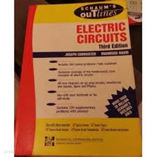 Electric Circuits (Schaum&#39;s outlines) (Paperback, 3rd)