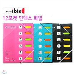 [알앤비]아이비스 4500 12포켓 인덱스화일/12Poket index file/ibis