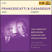 Zino Francescatti 베토벤 / 프랑크 / 드뷔시 / 포레: 바이올린 소나타 (Beethoven / Debussy / Faure / Franck: Violin Sonatas)