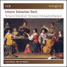 Anner Bylsma 바흐: 무반주 첼로 모음곡 전곡, 하프시코드와 비올라 다 감바를 위한 소나타 (J.S. Bach: Suites for Violoncello)