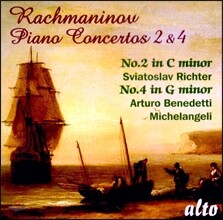 Arturo Benedetti Michelangeli / Sviatoslav Richter 라흐마니노프: 피아노 협주곡 2번, 4번