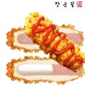 장순필푸드 에어프라이어 전용 바삭 감자핫도그 10개 110g
