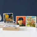 고흐 탁상용 우드액자 14x14cm 12종