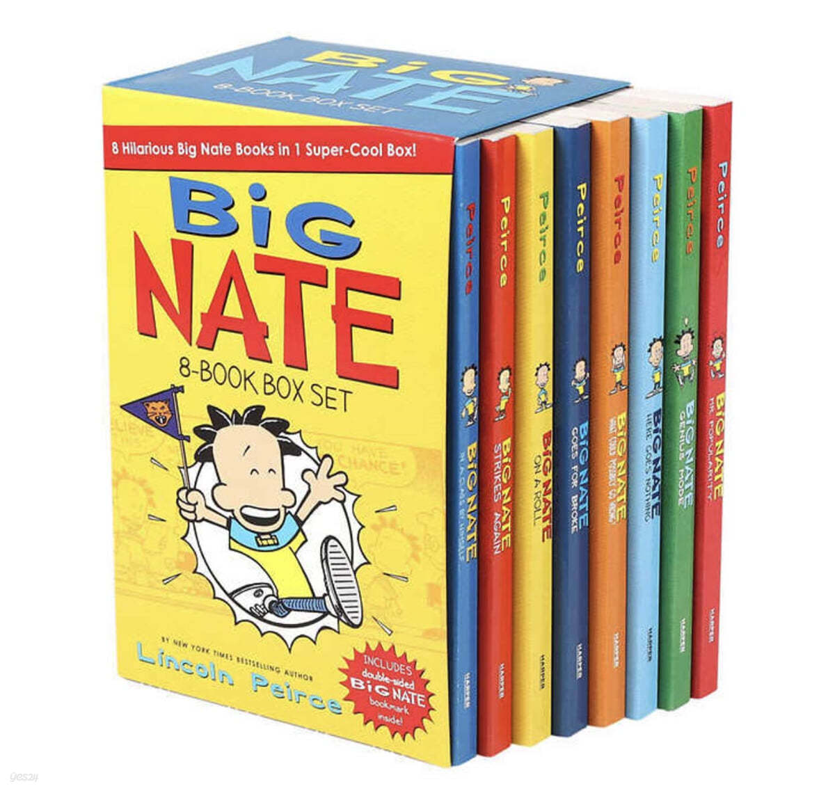 Big Nate 시리즈 페이퍼백 8종 박스 세트