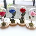 한 송이 장미 유리돔-프리저브드플라워