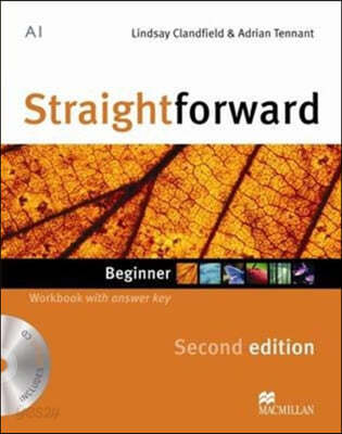 Straightforward 2nd Edition Beginner Workbook with key &amp; CD
