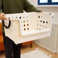 80L 대용량 멀티 바스켓 1P (바퀴별매) 적층형 빨래 바구니 세탁물 보관홤
