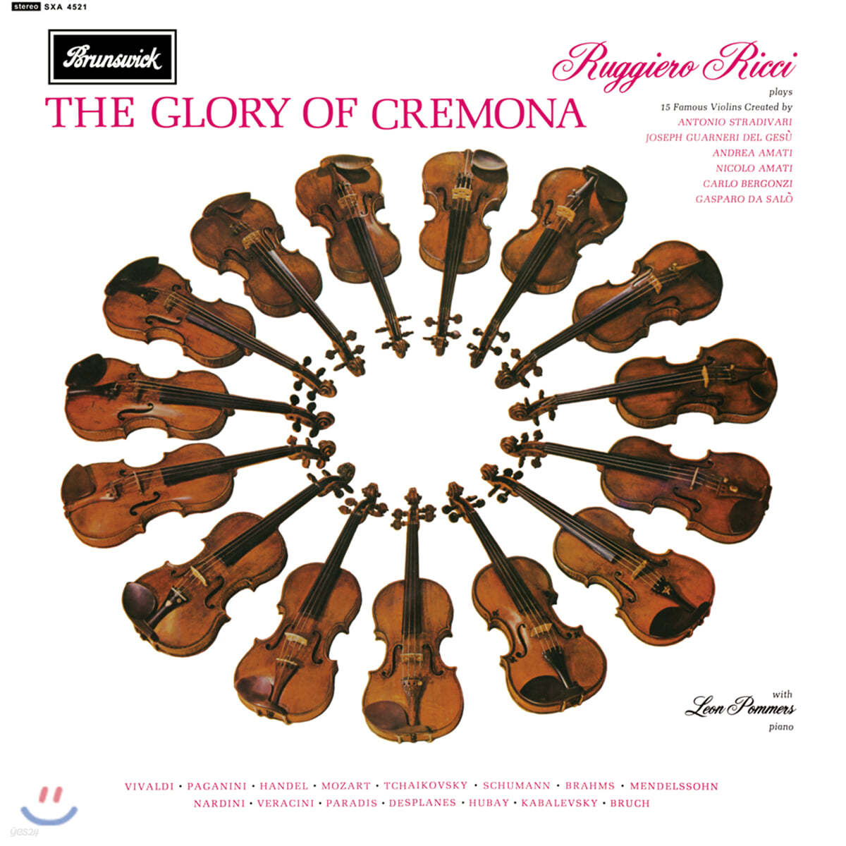 Ruggiero Ricci 루지에로 리치 바이올린 소품집 &#39;크레모나의 영광&#39; (The Glory of Cremona) [LP]