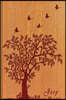 Joey: Personalized Name Engraved Wooden with Tree & Zen Embossed Inspired - College Lined Notebook Journal - Diary & Note Ta