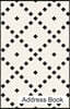 Address Book: Geometric Squares in Black and White Contact Journal, Addresses Phone Numbers Email Notebook