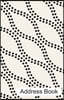 Address Book: Polka Dots Black and White Strands Contact Journal, Addresses Phone Numbers Email Notebook