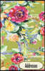 Addresses: Olive Green Burgundy Flowers Contact Journal, Floral Addresses Phone Numbers Email Notebook