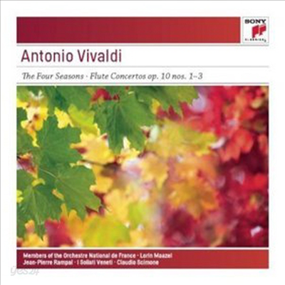 비발디 : 사계 &amp; 플루트 협주곡 (Vivaldi : Four Seasons &amp; Flute Concerto Op.10)(CD) - Lorin Maazel