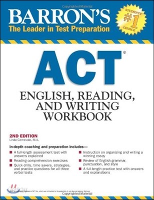 Barron&#39;s Act English, Reading and Writing