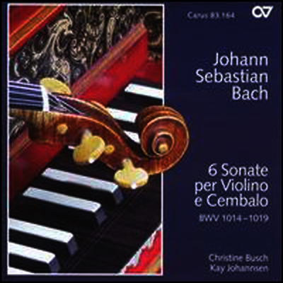 바흐: 바이올린과 하프시코드를 위한 6개 소나타 (Bach: 6 Sonate Per Violino E Cembalo, BWV 1014-1019) (2CD) - Christine Busch