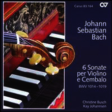 바흐: 바이올린과 하프시코드를 위한 6개 소나타 (Bach: 6 Sonate Per Violino E Cembalo, BWV 1014-1019) (2CD) - Christine Busch