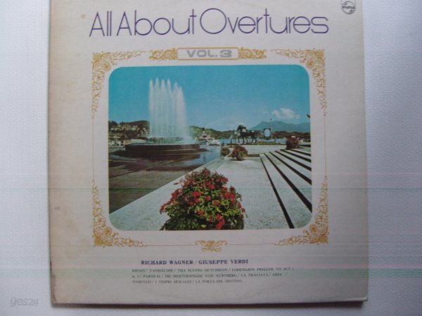 LP(엘피 레코드) 서곡 대전집 3집 All About Overtures Vol.3 - Wagner / Verdi(GF 2LP) 