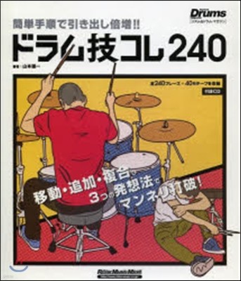 簡單手順で引き出し倍增!ドラム技コレ240