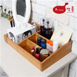 앳홈 대나무 원목 소품보관함_4단 390 x 265 x 90