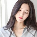 제이로렌 91N0631 미니멀 로도나이트 원석 실버목걸이