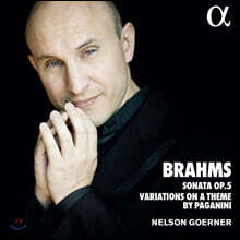 Nelson Goerner 브람스: 피아노 소나타 3번, 파가니니 주제에 의한 변주곡 (Brahms: Sonata Op. 5, Variations of a Theme by Paganini)