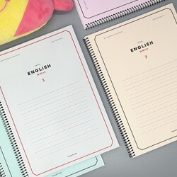 2000 노벨 3줄 영어노트 (랜덤발송)