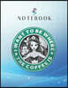 Notebook: I Want To Be Where The Coffee Is Mermaid Fish Funny Gift Blank Marble Rule Lined Large Notebook for Cute Girls Teens K