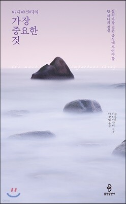 아디야샨티의 가장 중요한 것