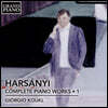 Giorgio Koukl 티보르 하르샤니: 피아노 작품 전곡 1집 (Tibor Harsanyi: Complete Piano Works, Vol. 1)